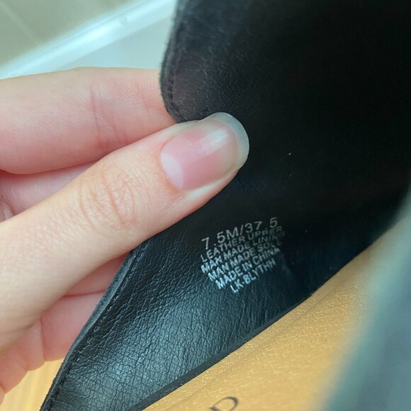 Lucky Brand Suede Leather Blythh Pointed Toe Loafer Flat Mules - Picture 9 of 10